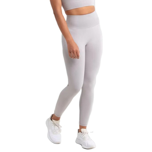 Pantalon de yoga taille haute pour femme Nude Tight Colorblock Leggings à séchage rapide pour les sports de plein air et le fitness en cours d'exécution motif solide - Product Image 6
