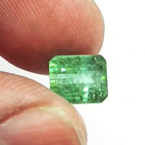 3 Piezas de Turmalina Rosa Verde Natural de 8mm, Corte Redondo, Corazón y Rectángulo, 7.55 Quilates, Piedras Preciosas Sueltas, Iroc Sales - Product Image 1