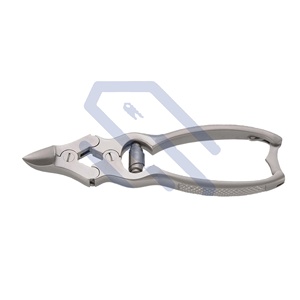 Cortador de belleza doble resistente, instrumentos de pedicura, tijeras de manicura de acero inoxidable con mandíbula cóncava y pinza para uñas - Product Image 1