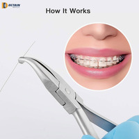Pince coupante-fil de contrôle orthodontique personnalisable pince à orthèse pince dentaire manuelle vente en gros pince dentaire produit