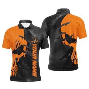 Polo hanté Sublimation squelette conception bas quantité minimale de commande exportateur d'usine marché australien - Product Image 6