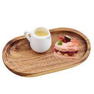 Plateau en bois de serveur de collation exigeant plateau en bois imprimé personnalisé dernier plateau de service de nourriture en bois de conception à la mode - Product Image 3