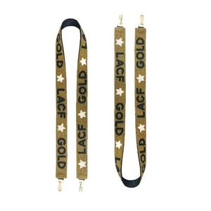 Personnalisé élégant fabriqué à la main perlé ceinture sac à main sangles perlé doré et noir couleur perles approuvé sacs transparents sac à main sangles - Product Image 1