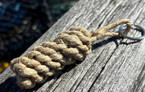 Porte-clés garde-boue en corde de chanvre - Product Image 3