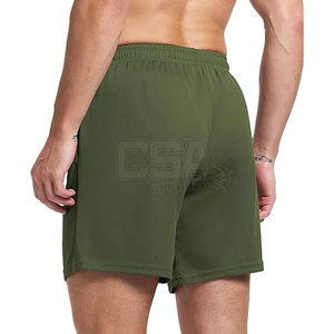 Pantalones cortos de malla duraderos, costuras resistentes, material transpirable, diseñados para entrenamiento deportivo y uso a largo plazo. - Product Image 3
