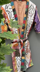 Best Selling Handmade Multi Patchwork Cotton Kantha Jackets <b>for</b> <b>Women</b> Long Vintage Quilted Winter <b>Coat</b> Free Size - Product Image 6