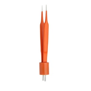 McPherson Straight Bipolar Forceps Orange Manual Surgical <b>Instrument</b> Class I Reusable High Precision - Product Image 3