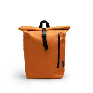Mochila Sostenible con Cierre Enrollable Crispim RPET, Artículos Promocionales con Características Ecológicas - Product Image 4