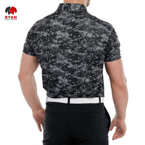 Chemises polo personnalisées Ryan Pro Gear pour hommes avec logo personnalisé, tissu respirant, design ODM écologique - Product Image 4
