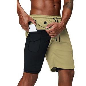 Short de sport athlétique personnalisé pour homme avec poche, short de survêtement décontracté pour motard avec poches - Product Image 1