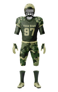 High Quality Polyester American Football Uniform Custom OEM Plus Size XL <b>Adult</b> Short Sublimation <b>Embroidery</b> Applique Sets Style - Product Image 3
