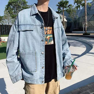 Veste en jean moderne pour homme avec une qualité de denim supérieure offrant un confort de port durable et un look urbain élégant pour l'extérieur - Product Image 5