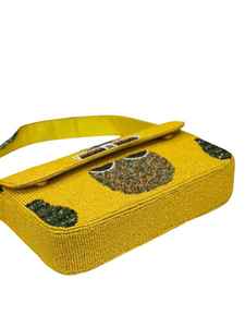 Bolso de Mano Casual de Moda para Mujer, Bolso de Mano con Cuentas, Disponible, Bolso de Mano Floral con Cuentas Hecho a Mano por msr - Product Image 3