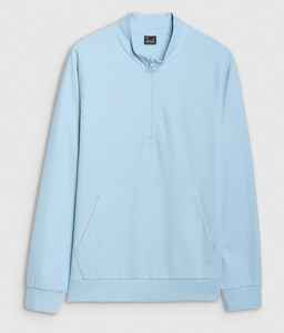 เสื้อสเวตเตอร์แห้งเร็วสำหรับผู้ชายคุณภาพสูง2025เป็นที่ต้องการอย่างมากมีกระเป๋าผ้ายืดใส่สบายพิมพ์ลายได้ตามต้องการในฤดูหนาว - Product Image 1