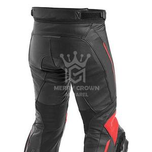 Pantalones de cuero originales para motocicleta de carreras, precio al por mayor, fabricante de Pakistán, pantalones de cuero para carreras para hombre - Product Image 6
