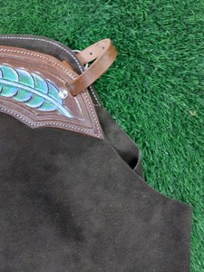 Da Chaps và chinks cho công việc, thể thao, ngựa/Xe Đạp cưỡi Bánh Đầy Đủ Hạt Da có sẵn trong nhiều màu sắc - Product Image 6