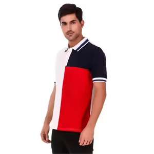 Venta al por mayor de ropa informal Polo para hombre Venta caliente Nuevo diseño de logotipo personalizado Color sólido transpirable Polos para hombre - Product Image 3