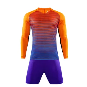 Venta al por mayor kit de fútbol personalizado transpirable XS tamaño impreso Technics sublimación Jersey con pantalones cortos conjuntos de uniformes de fútbol originales - Product Image 6