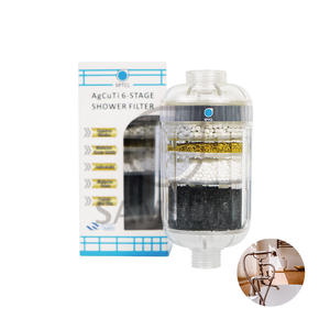 Cartouche filtrante manuelle de douche de ménage de Taïwan de rendement élevé pp matériel NSF certifié enlève le chlore et les métaux lourds - Product Image 1