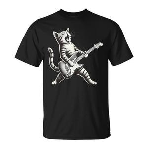 Rock <b>Cat</b> Playing Guitar <b>Tank</b> Top T-Shirt Promotional Category - Product Image 1