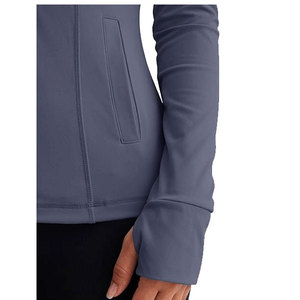Chaqueta Deportiva Ligera de Manga Larga con Cremallera Completa para Mujer, Personalizada, para Yoga y Entrenamiento - Product Image 5