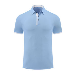 Wholesale 2025 Men's Dry-Fitness Casual Short Sleeve for Polo <b>Shirt</b> 100% Cotton with Solid Pattern Lapel Golf for Polo <b>T</b>-<b>shirt</b> - Product Image 6