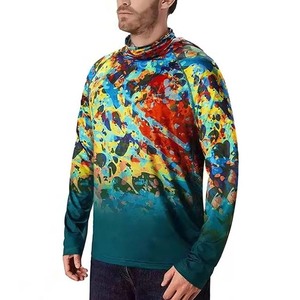 Gran oferta exterior 100% algodón cómodo hombre Hoodi 3D estampado hombres ropa deportiva chaqueta funcional básicos pesca sudaderas con capucha para hombres OEM - Product Image 2