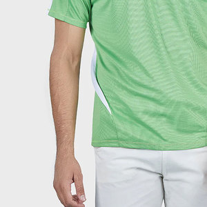 T-shirt tendance 100% coton pour homme, coupe ajustée et col rond léger, respirant, manches courtes et longues, motif uni - Product Image 5