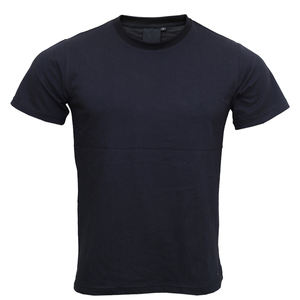 Camiseta de algodón de alta calidad Camiseta de verano de manga corta con cuello redondo transpirable Venta al por mayor Proveedor a granel Camisetas de moda de etiqueta privada - Product Image 1