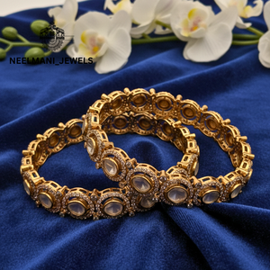 Polki Moissanite <b>Bracelet</b> and <b>Bangle</b> Elegant and Durable Jewelry Accessory - Product Image 1