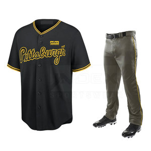 Customized Men's Quick Dry <b>Baseball</b> Uniform Plus Size Sportswear with Breathable Comfort <b>Set</b> with Team Name - Product Image 1
