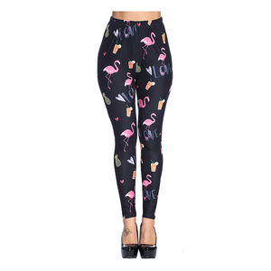 Personalizable de alta calidad de talla grande de nailon Spandex deportes de cintura alta sólido sin costuras chica gran oferta Yoga Leggings pantalones para mujer - Product Image 4