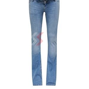 2025 Ladies High <b>Waist</b> Stretchy Denim <b>Jeans</b> High Quality Cotton Solid Pattern Pocket <b>Woman's</b> Casual Skinny Pants Straight Style - Product Image 2