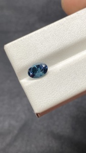 เฉพาะในร้านของฉันที่ได้รับการรับรอง8X6มม. สีที่หายากที่สุดของหินตัดรูปไข่แทนซาไนต์ธรรมชาติ zoisite Tanzanite 1.51กะรัตตาสะอาด - Product Image 5