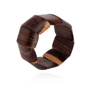 Conjunto de brazaletes de madera de tendencia, joyería de mujer hecha a mano, accesorio de regalo de moda clásico, INDIA ART PLACE, forma redonda, corte de corazón de moda - Product Image 6