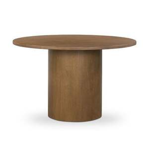 Table à Manger Ronde Moderne Mid-Century avec Construction en Bois - Product Image 3