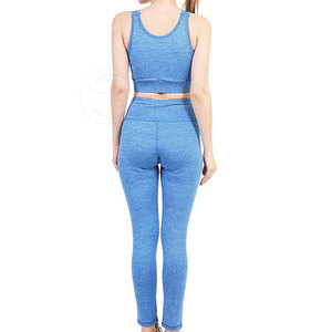 Vente en gros de vêtements de sport avec logo personnalisé pour femmes ensemble de yoga 2 pièces pour femmes - Product Image 6