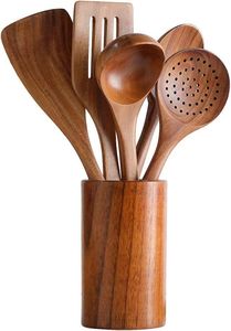Juego de espátulas de madera maciza modernas, ecológicas y hechas a mano |   Uso en Mesa |   Utensilios de Cocina al por Mayor |   Directo de Fábrica - Product Image 2