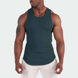 เสื้อกล้ามเล่นกีฬาของผู้ชายเสื้อกล้ามสำหรับวิ่งออกกำลังกายเสื้อกล้ามผ้าคอตตอนโพลีเอสเตอร์แขนกุดขนาดใหญ่พิเศษ - Product Image 4