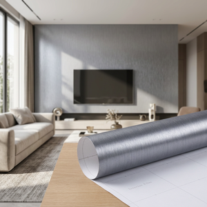 Film architectural pour intérieur DIONT SURFACE. Fabriqué en Corée. PVC décoratif auto-adhésif. Pour les murs, les portes, les meubles et plus encore. DME004 - Product Image 1
