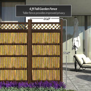 Panneau de clôture de jardin zen en bambou DreamCraft - Clôture extérieure élégante en provenance du Vietnam - Product Image 6