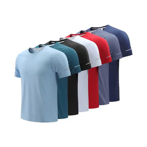 Camisetas de Hombre al por Mayor, Personalizadas con el Logotipo de su Marca, 100% Algodón, Tejidas, Transpirables, Ecológicas, Diseño Casual Liso - Product Image 1
