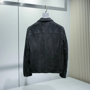 Veste en cuir de mouton véritable automne hiver pour hommes imperméable, respirant, écologique, style High Street - Product Image 2