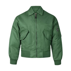 Premium Quality Canvas Light <b>Weight</b> Unisex Bomber Jacket Streetwear OEM Service <b>Stand</b> Collar Plain Dyed Professional Made Solid - Product Image 1