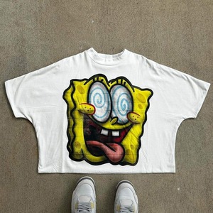 เสื้อยืดผู้ชายลายล้างกรดไซส์ใหญ่พิเศษ - Product Image 1