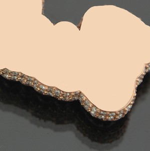 Collier Pendentif Super Élégant Or Argent Diamant avec Breloques Pierres de Luxe pour Célébration d'Anniversaire – Prix Raisonnables Disponibles - Product Image 5