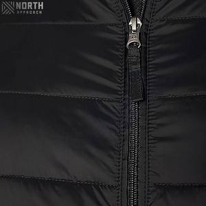 Chaqueta Anorak acolchada de invierno de concha informal de nailon de alta calidad personalizable al por mayor Chaqueta larga con cuello levantado con capucha para hombre - Product Image 6