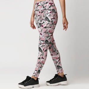 Leggings de Yoga taille haute pour femmes doux extensible séchage rapide sans couture respirant Spandex Leggings de sport avec poches pour femmes - Product Image 3