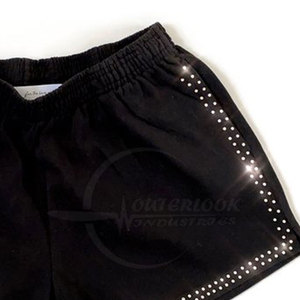 2025 ropa informal nuevo estilo de alta calidad para mujer Pantalones cortos de lana con diamantes de imitación precio al por mayor para pantalones cortos de mujer - Product Image 4