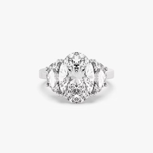 แหวนเพชรสเตอริง925สง่างามเพชรเพชรธรรมชาติหรือที่ปลูกในห้องปฏิบัติการสำหรับผู้หญิง - Product Image 1